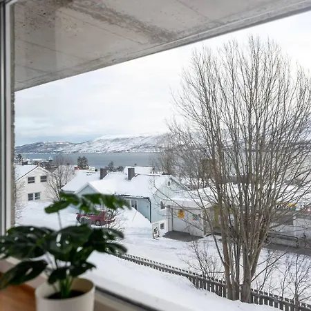 Flat With Fjord Views 公寓 特罗姆瑟