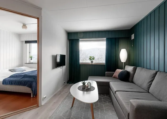 Flat With Fjord Views 公寓